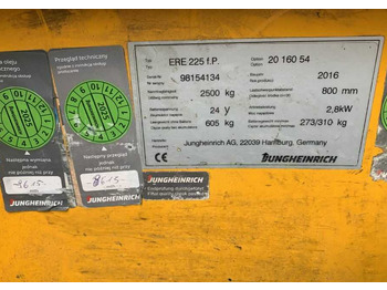 Παλετοφόρο Jungheinrich ERE225: φωτογραφία 4