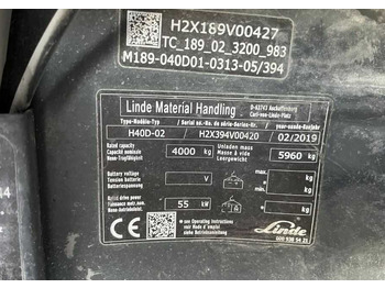 Πετρελαιοκίνητο περονοφόρο Linde H40D-01: φωτογραφία 3