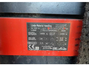 Μηχάνημα στοίβαξης LINDE L16