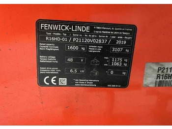 Ανυψωτικό στενών δρόμων Linde R16HD-01: φωτογραφία 4 Ανυψωτικό στενών δρόμων Linde R16HD-01: φωτογραφία 4