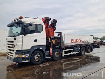 Φορτηγό με ανοιχτή καρότσα SCANIA R 420