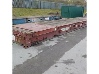 Κινητό αμάξωμα/ Εμπορευματοκιβώτιο 40’ Flat Rack Container: φωτογραφία 1