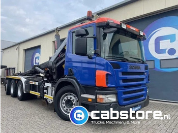 Φορτηγό με γερανό Scania P380 LB 8x4*4 HNA Euro 5 - HIAB 211 E-3 Hipro Crane with remote control + Multilift  XR26S61 Hooklift - Year 2009 - Km 336.501 !! - Good condition: φωτογραφία 2