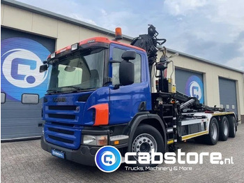 Φορτηγό με γερανό Scania P380 LB 8x4*4 HNA Euro 5 - HIAB 211 E-3 Hipro Crane with remote control + Multilift  XR26S61 Hooklift - Year 2009 - Km 336.501 !! - Good condition: φωτογραφία 3