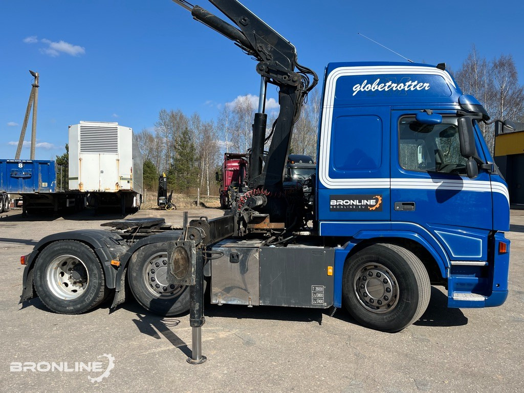 2008 VOLVO FM440 6x2+HIAB Crane+Platform trailer - Τράκτορας, Επικαθήμενο πλατφόρμα/ Καρότσα: φωτογραφία 4 2008 VOLVO FM440 6x2+HIAB Crane+Platform trailer - Τράκτορας, Επικαθήμενο πλατφόρμα/ Καρότσα: φωτογραφία 4