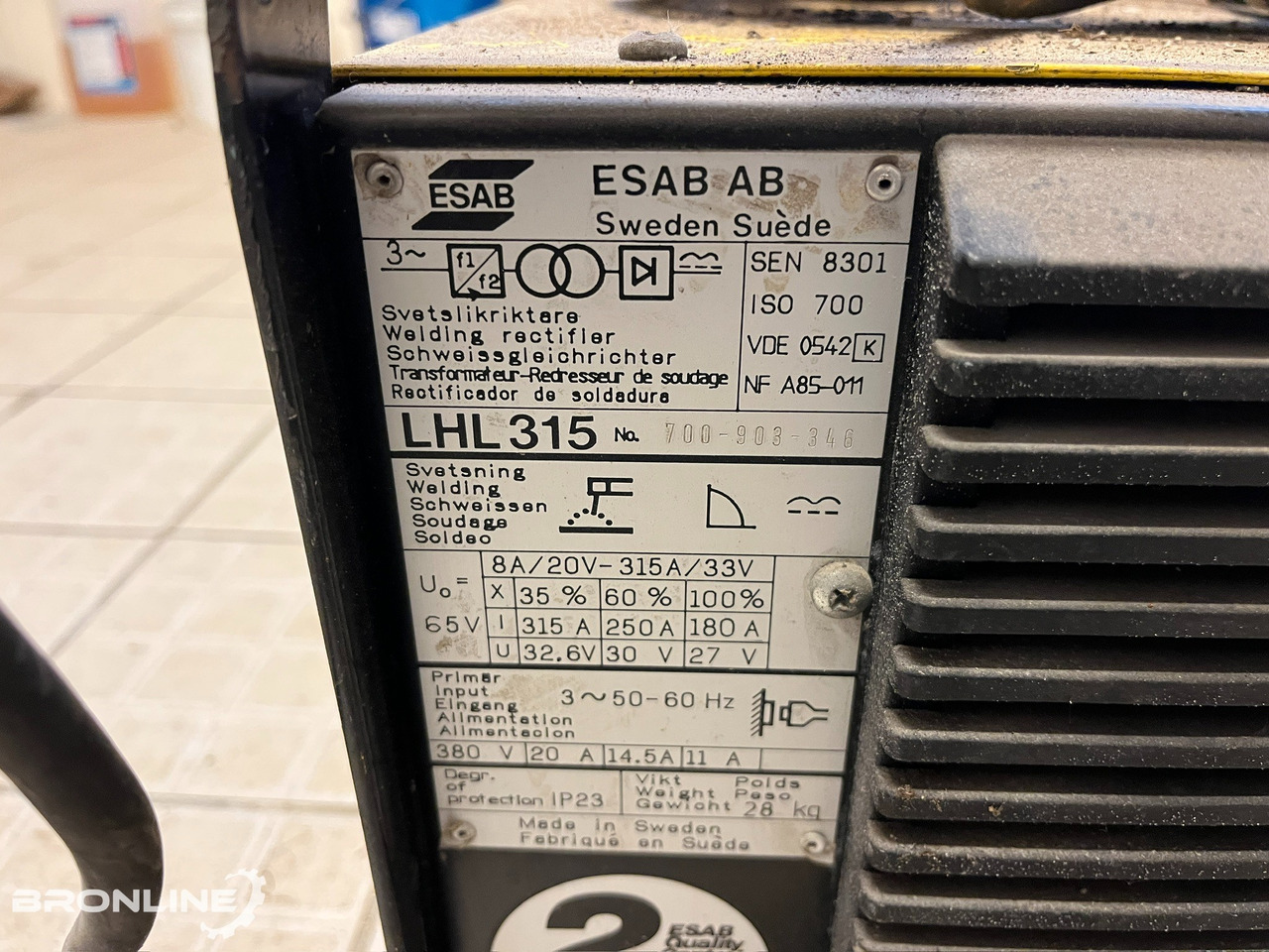 Esab LHL315 Keevitusaparaat - Ηλεκτροσυγκολλήσεις: φωτογραφία 5 Esab LHL315 Keevitusaparaat - Ηλεκτροσυγκολλήσεις: φωτογραφία 5