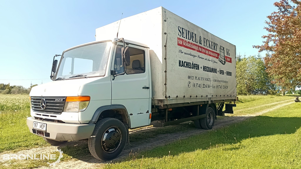 Mercedes-Benz Vario 812 4x2 tent box + lift N2 - Φορτηγό μουσαμάς: φωτογραφία 1 Mercedes-Benz Vario 812 4x2 tent box + lift N2 - Φορτηγό μουσαμάς: φωτογραφία 1