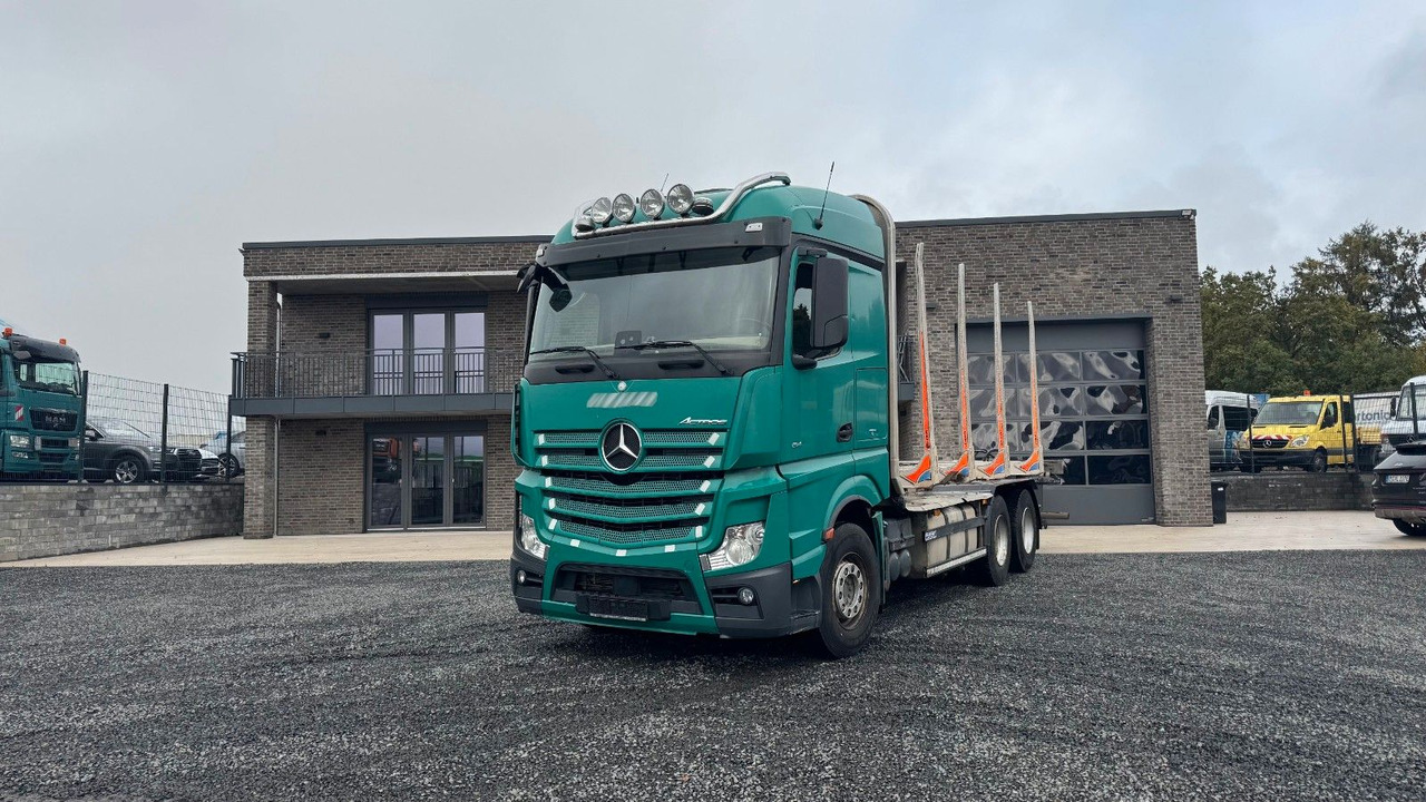 Mercedes-Benz Actros 2645 Holztransporter ohne Kran - Φορτηγό ξυλείας: φωτογραφία 1 Mercedes-Benz Actros 2645 Holztransporter ohne Kran - Φορτηγό ξυλείας: φωτογραφία 1