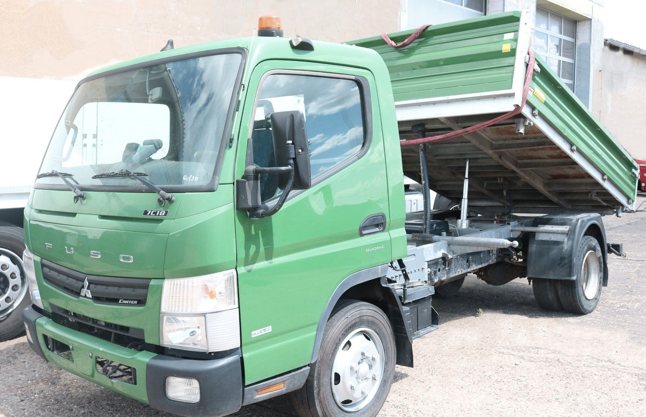 Όχημα με ανατρεπομενη καροτσα FUSO 7C18 / 3-S. Kipper + Kran + Funk: φωτογραφία 1