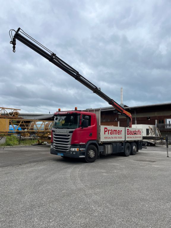 Scania G 410 LG 6x2 Kran Palfinger 20001 Scania G 410 LG 6x2 Kran Palfinger 20001 - Φορτηγό με ανοιχτή καρότσα, Φορτηγό με γερανό: φωτογραφία 1 Scania G 410 LG 6x2 Kran Palfinger 20001 Scania G 410 LG 6x2 Kran Palfinger 20001 - Φορτηγό με ανοιχτή καρότσα, Φορτηγό με γερανό: φωτογραφία 1