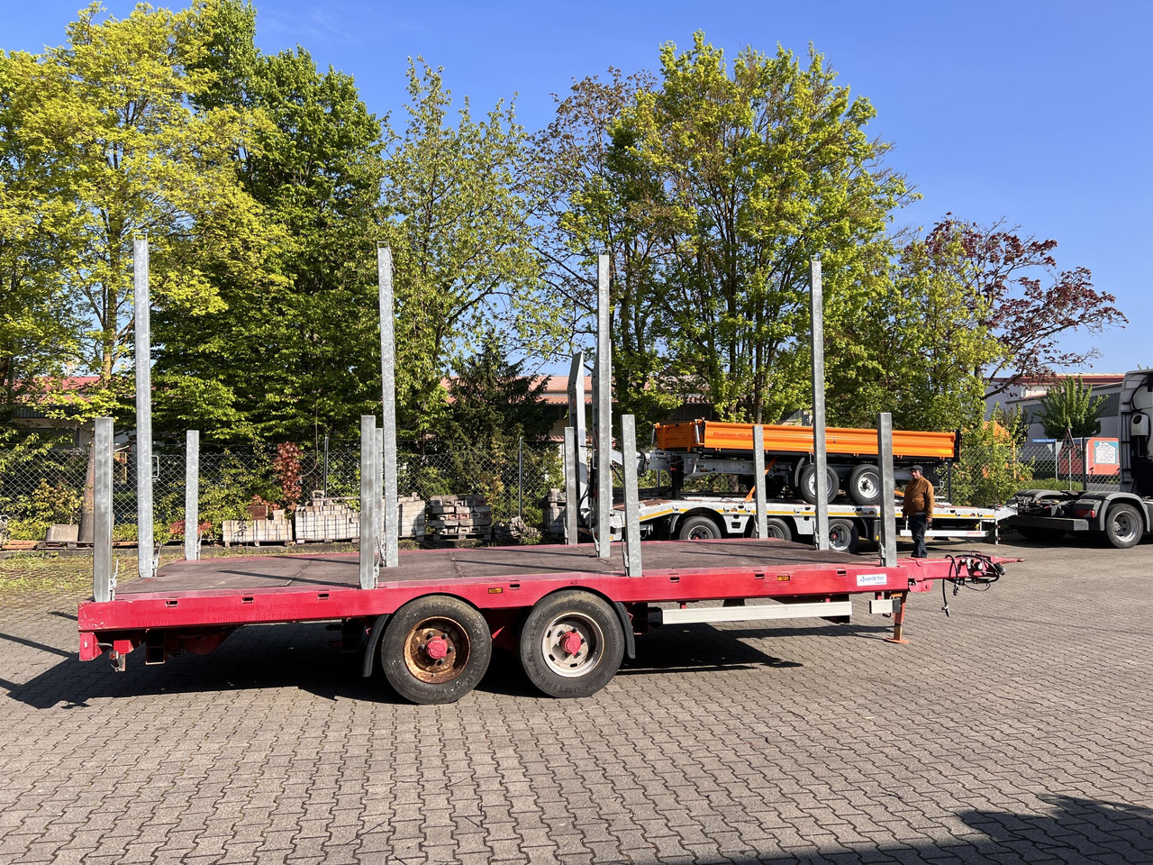 Auwaerter X-LTL110 Tandempritsche, ausziehbar - Τρέιλερ πλατφόρμα/ Καρότσα: φωτογραφία 5 Auwaerter X-LTL110 Tandempritsche, ausziehbar - Τρέιλερ πλατφόρμα/ Καρότσα: φωτογραφία 5