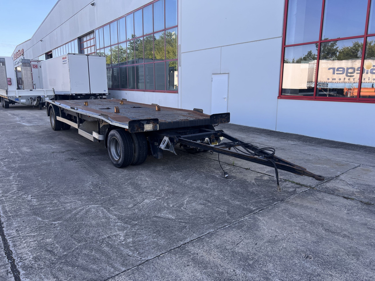 Dinkel DAC 18000  2 Achs Kombi- Anhänger für Abroll- oder Absetzmulden oder Tieflader - Ρυμούλκα μεταφοράς εμπορευματοκιβωτίων/ Κινητό αμάξωμα: φωτογραφία 2 Dinkel DAC 18000  2 Achs Kombi- Anhänger für Abroll- oder Absetzmulden oder Tieflader - Ρυμούλκα μεταφοράς εμπορευματοκιβωτίων/ Κινητό αμάξωμα: φωτογραφία 2