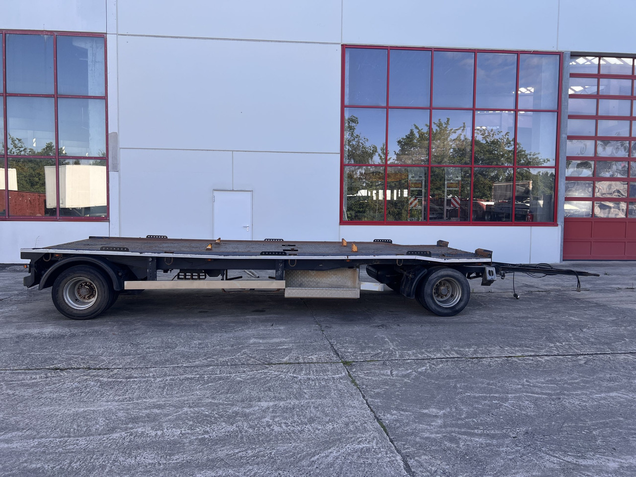 Dinkel DAC 18000  2 Achs Kombi- Anhänger für Abroll- oder Absetzmulden oder Tieflader - Ρυμούλκα μεταφοράς εμπορευματοκιβωτίων/ Κινητό αμάξωμα: φωτογραφία 3 Dinkel DAC 18000  2 Achs Kombi- Anhänger für Abroll- oder Absetzmulden oder Tieflader - Ρυμούλκα μεταφοράς εμπορευματοκιβωτίων/ Κινητό αμάξωμα: φωτογραφία 3