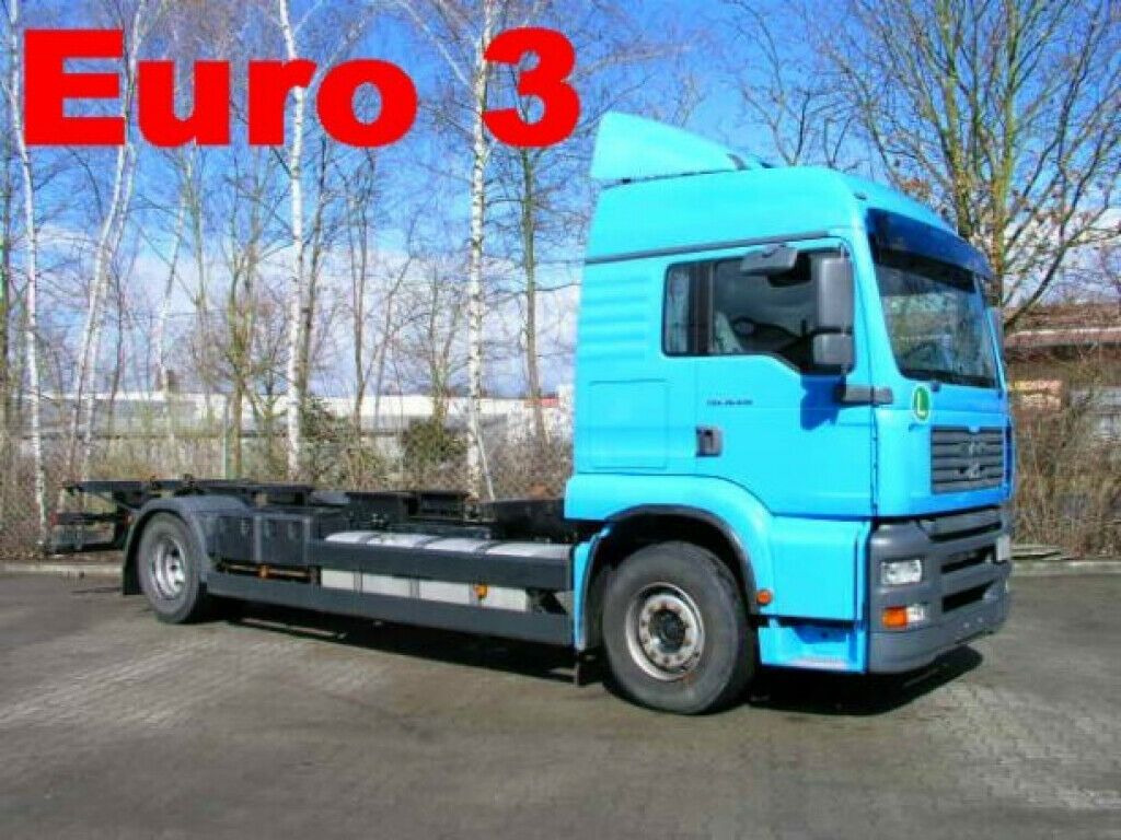 MAN 18.410 TGA2 Achs BDF- LKW - Φορτηγό μεταφοράς εμπορευματοκιβωτίων/ Κινητό αμάξωμα: φωτογραφία 1 MAN 18.410 TGA2 Achs BDF- LKW - Φορτηγό μεταφοράς εμπορευματοκιβωτίων/ Κινητό αμάξωμα: φωτογραφία 1