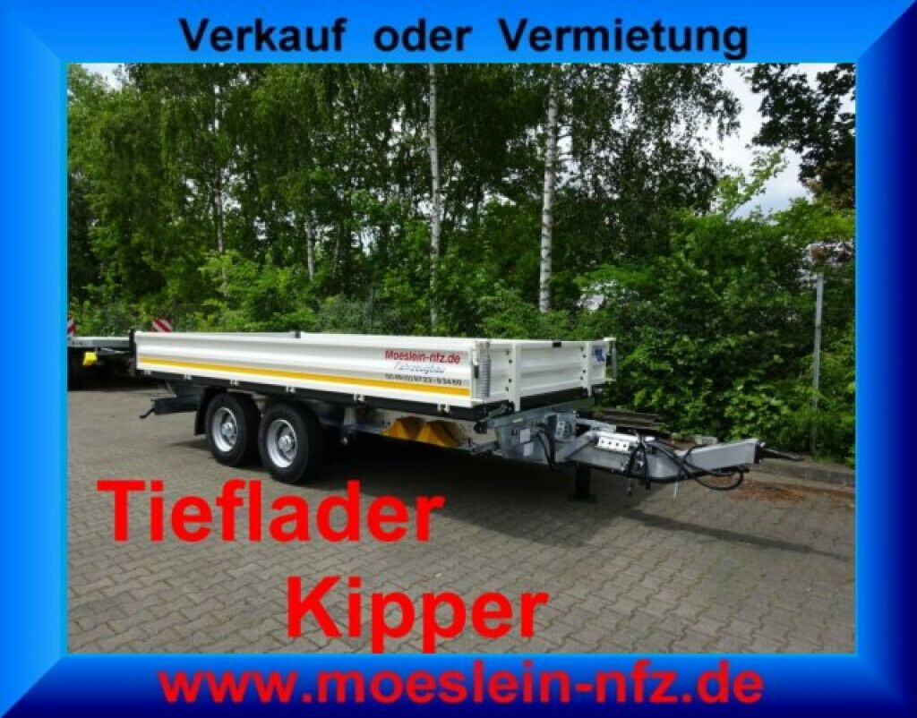 Möslein 13 t Tandem 3- Seitenkipper Tieflader-- Neufahr - Ρυμούλκα ανατρεπόμενο: φωτογραφία 2 Möslein 13 t Tandem 3- Seitenkipper Tieflader-- Neufahr - Ρυμούλκα ανατρεπόμενο: φωτογραφία 2