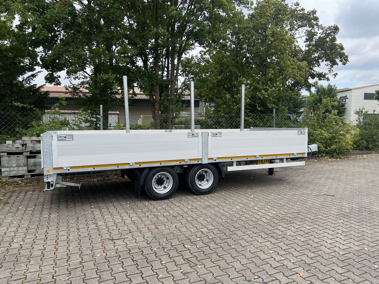 Möslein 14,4 t Tandem- Pritschenanhänger- Tieflader - Τρέιλερ πλατφόρμα/ Καρότσα: φωτογραφία 5 Möslein 14,4 t Tandem- Pritschenanhänger- Tieflader - Τρέιλερ πλατφόρμα/ Καρότσα: φωτογραφία 5