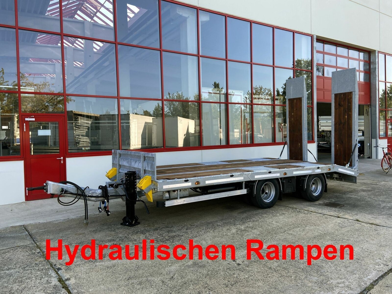 Möslein 21 t Tandemtieflader, hydr. Rampen, NEU - Ρυμούλκα με χαμηλό δάπεδο: φωτογραφία 2 Möslein 21 t Tandemtieflader, hydr. Rampen, NEU - Ρυμούλκα με χαμηλό δάπεδο: φωτογραφία 2