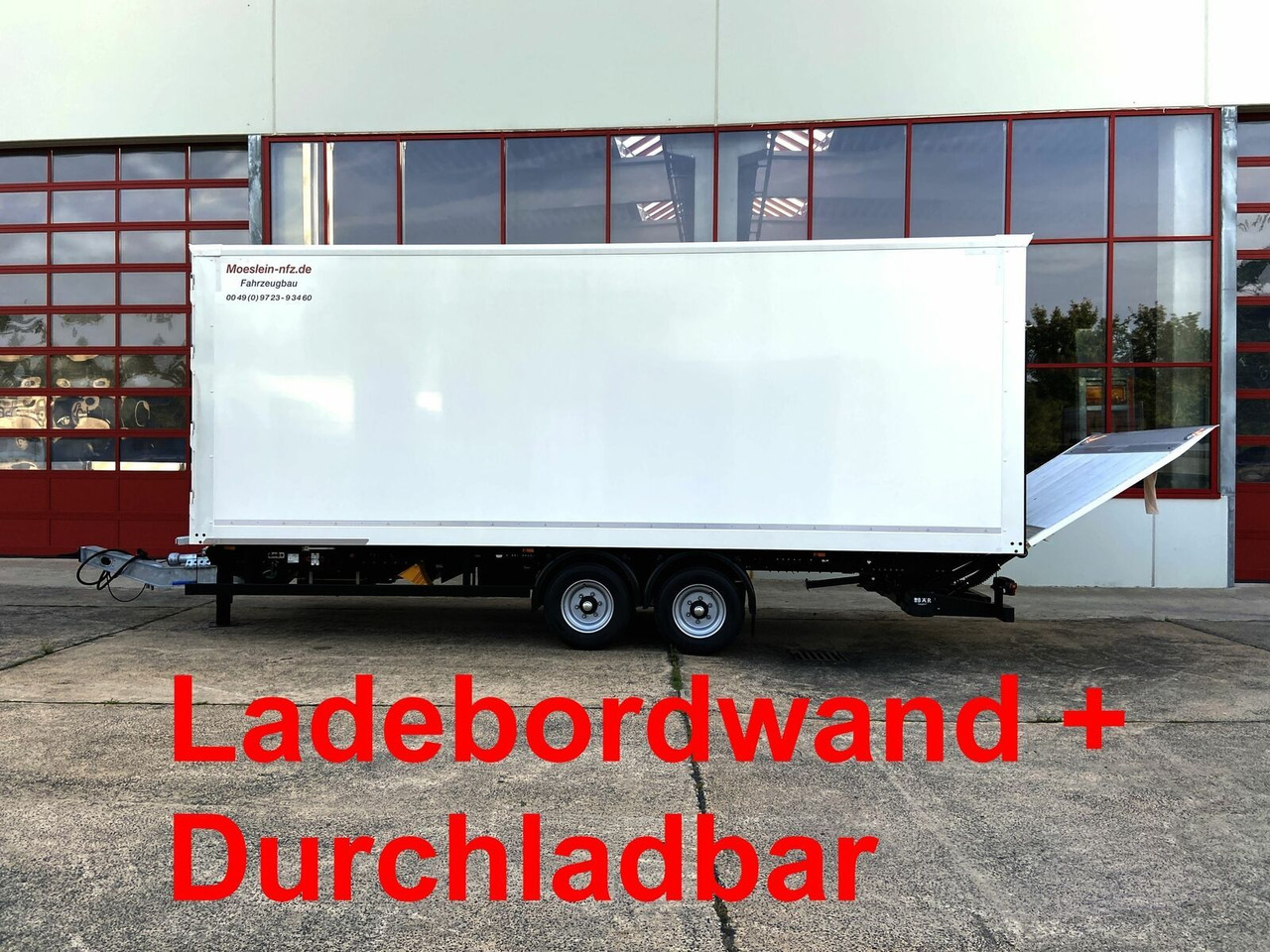 Möslein NEUER Tandem Koffer, Ladebordwand+ Durchladbar - Ρυμούλκα κόφα: φωτογραφία 1 Möslein NEUER Tandem Koffer, Ladebordwand+ Durchladbar - Ρυμούλκα κόφα: φωτογραφία 1