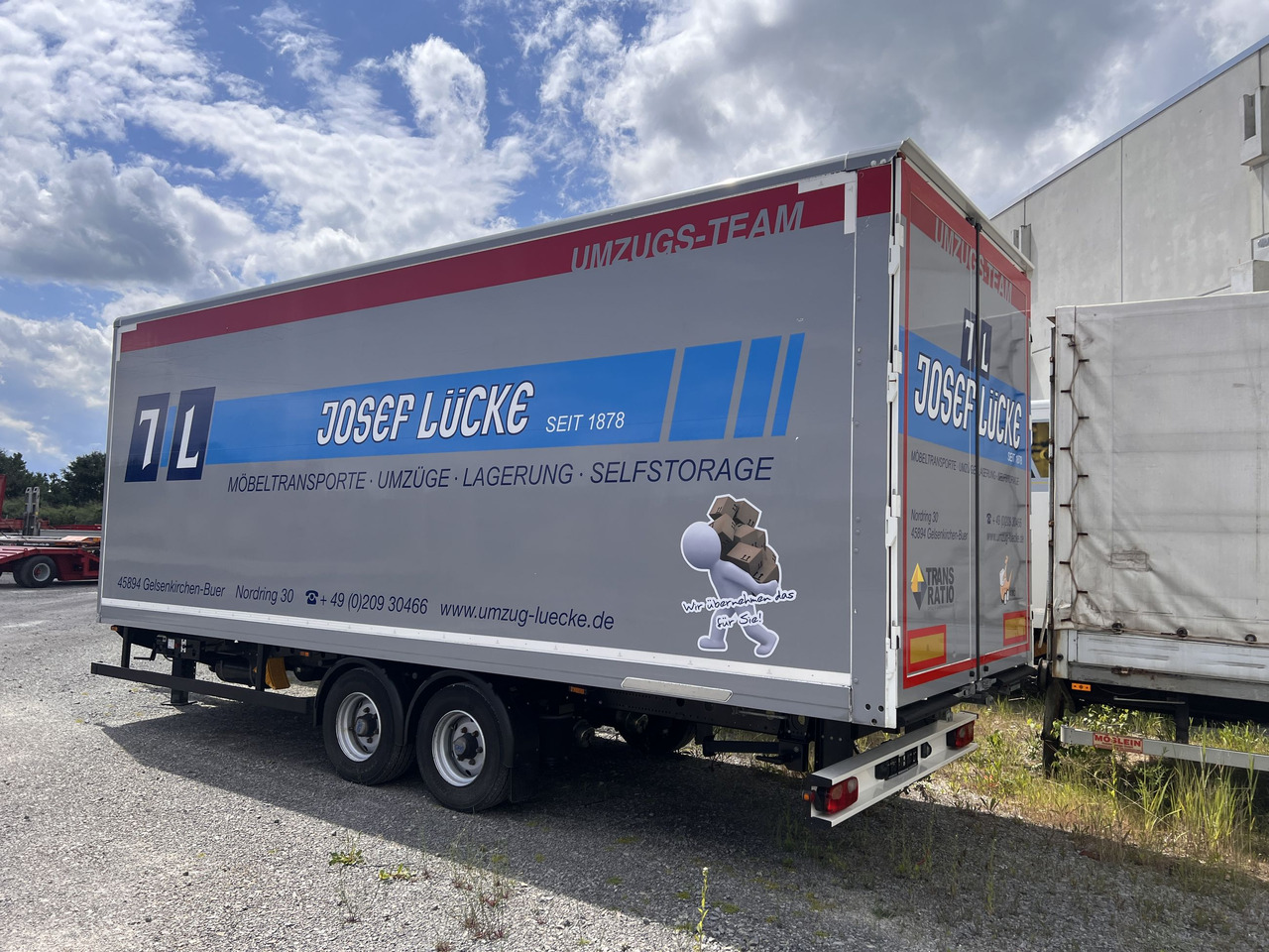 Möslein TKO 105 Schwebheim Tandem- Möbel Koffer- Anhänger - Ρυμούλκα κόφα: φωτογραφία 2 Möslein TKO 105 Schwebheim Tandem- Möbel Koffer- Anhänger - Ρυμούλκα κόφα: φωτογραφία 2