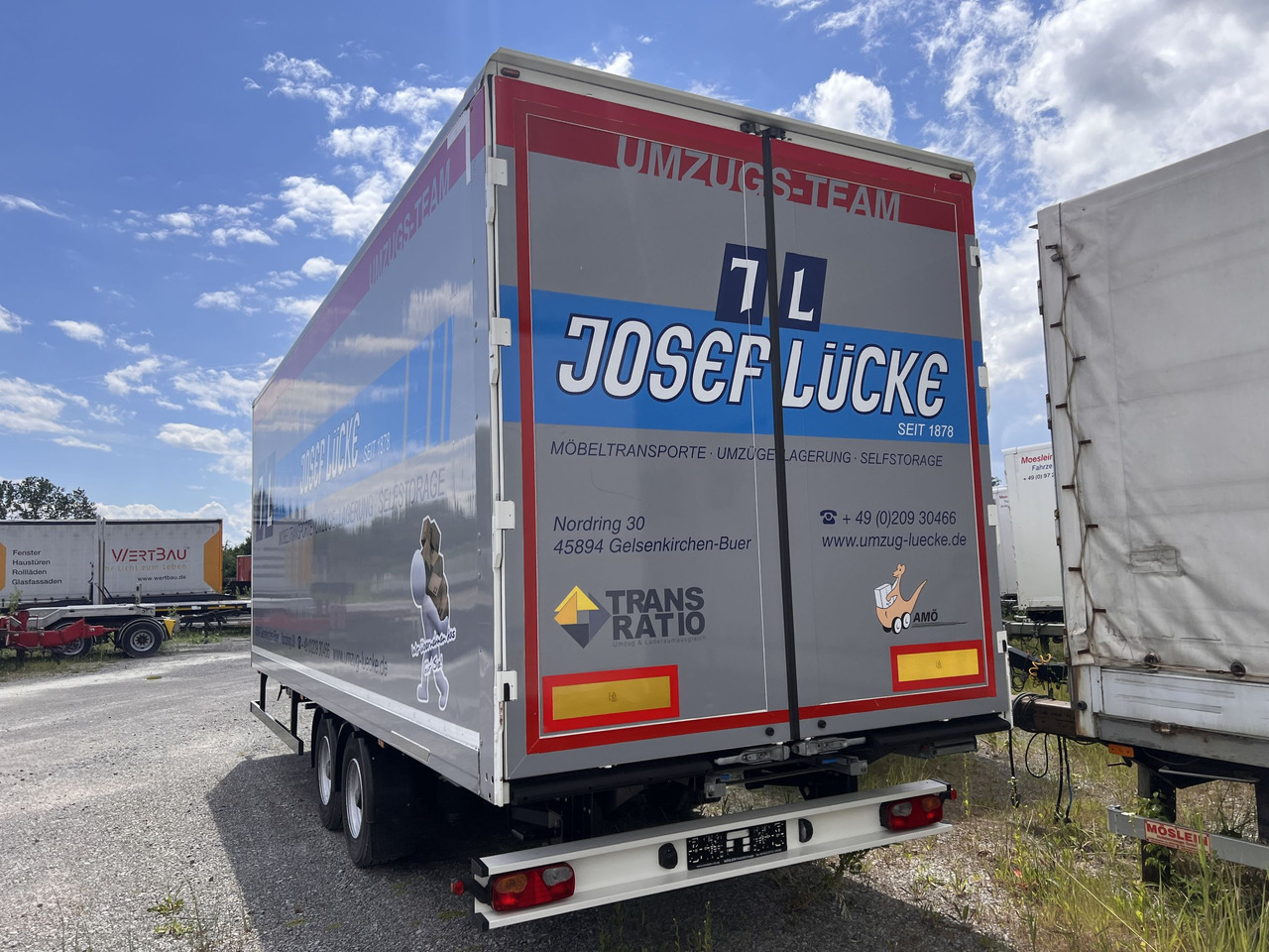 Möslein TKO 105 Schwebheim Tandem- Möbel Koffer- Anhänger - Ρυμούλκα κόφα: φωτογραφία 5 Möslein TKO 105 Schwebheim Tandem- Möbel Koffer- Anhänger - Ρυμούλκα κόφα: φωτογραφία 5