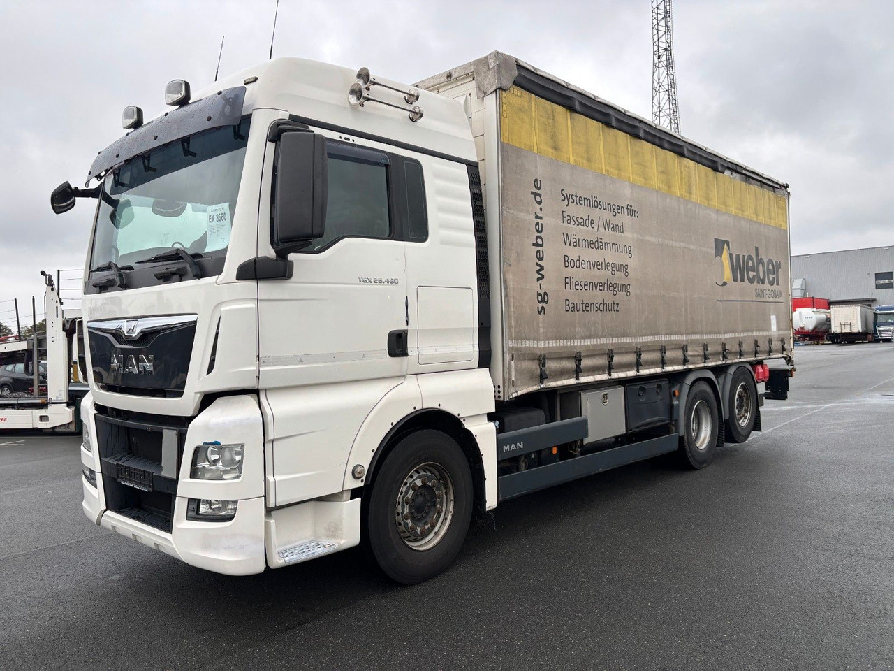 MAN TGX 26.480 mit Ladebordwand - Φορτηγό μουσαμάς: φωτογραφία 1 MAN TGX 26.480 mit Ladebordwand - Φορτηγό μουσαμάς: φωτογραφία 1