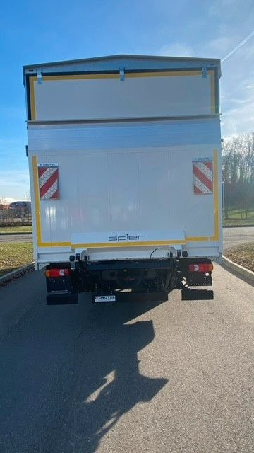 Νέα Φορτηγό μουσαμάς DAF LF 210 8t Pritsche-Plane LBW Tageszulassung DAF FA LF 210 08t Spier Pritsche-Plane: φωτογραφία 7