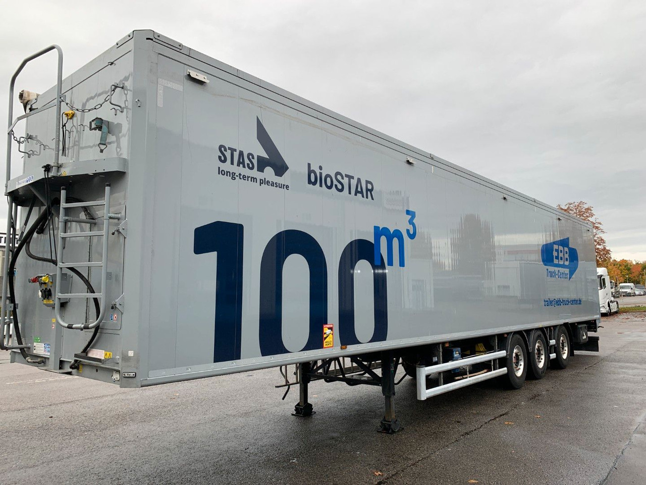 Stas bioSTAR ca 100 cbm 14,9 m Innenlänge - Επικαθήμενο μεταφορική βουτσάς: φωτογραφία 1 Stas bioSTAR ca 100 cbm 14,9 m Innenlänge - Επικαθήμενο μεταφορική βουτσάς: φωτογραφία 1