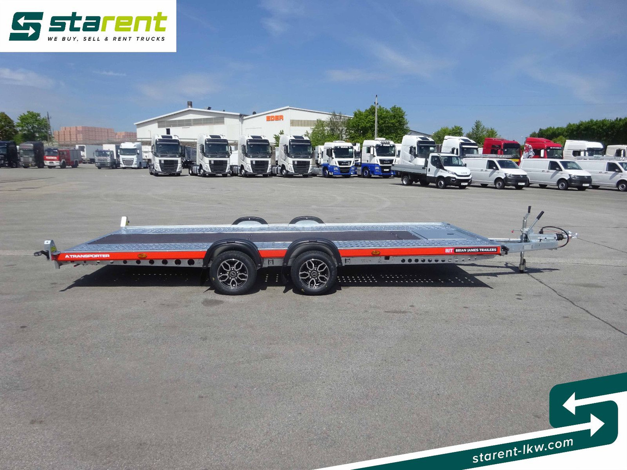 Brian James Trailers A-Transporter, Rampen, Alufelgen - Ρυμούλκα αυτοκινητάμαξα: φωτογραφία 4 Brian James Trailers A-Transporter, Rampen, Alufelgen - Ρυμούλκα αυτοκινητάμαξα: φωτογραφία 4