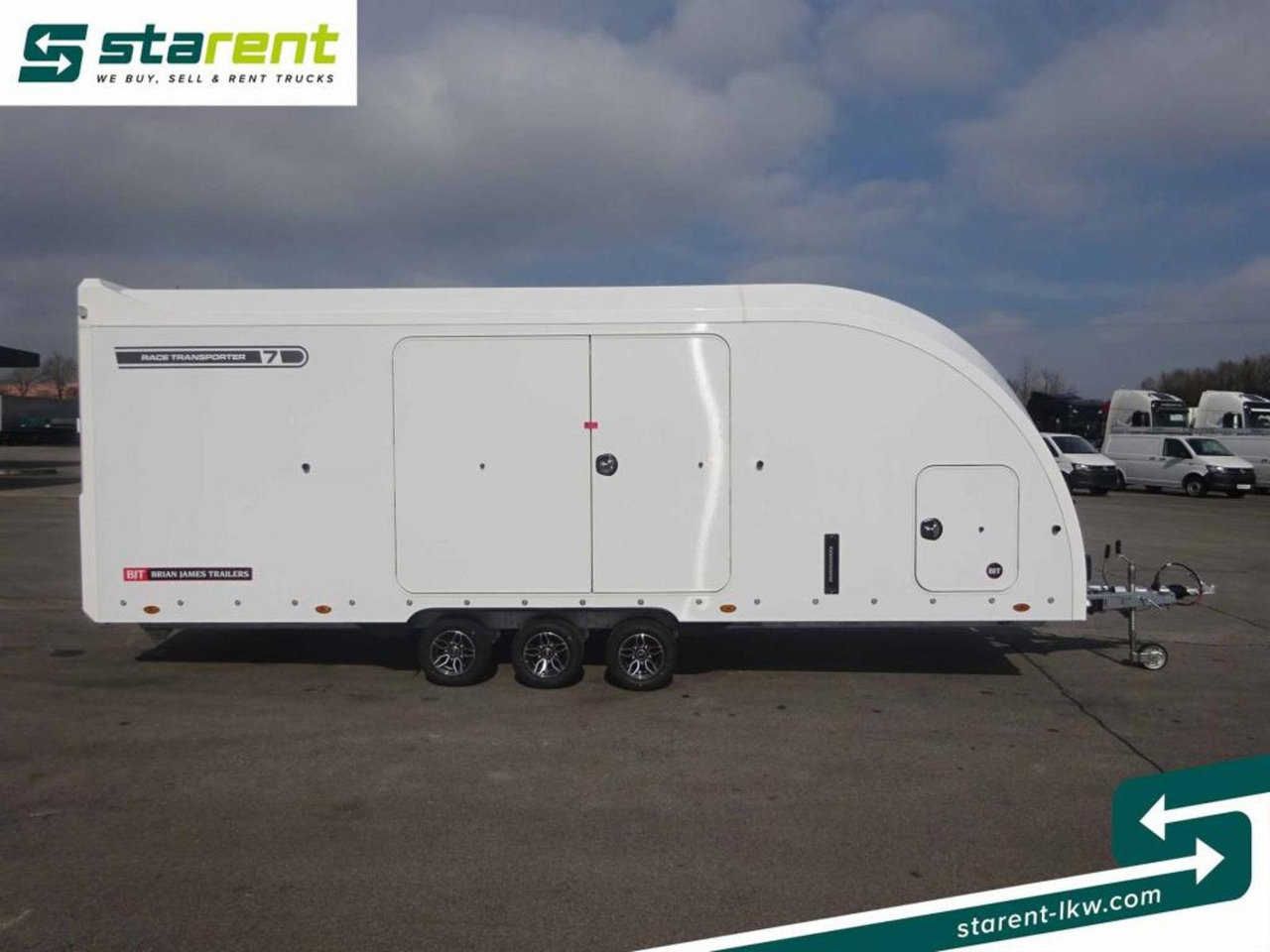 Brian James Trailers Race Transporter 7 Seilwinde elektrische Klappe - Ρυμούλκα αυτοκινητάμαξα: φωτογραφία 4 Brian James Trailers Race Transporter 7 Seilwinde elektrische Klappe - Ρυμούλκα αυτοκινητάμαξα: φωτογραφία 4