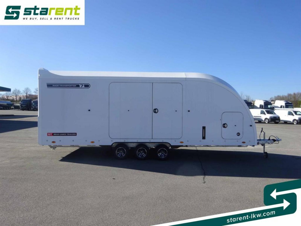 Brian James Trailers Race Transporter 7 Seilwinde elektrische Klappe - Ρυμούλκα αυτοκινητάμαξα: φωτογραφία 4 Brian James Trailers Race Transporter 7 Seilwinde elektrische Klappe - Ρυμούλκα αυτοκινητάμαξα: φωτογραφία 4