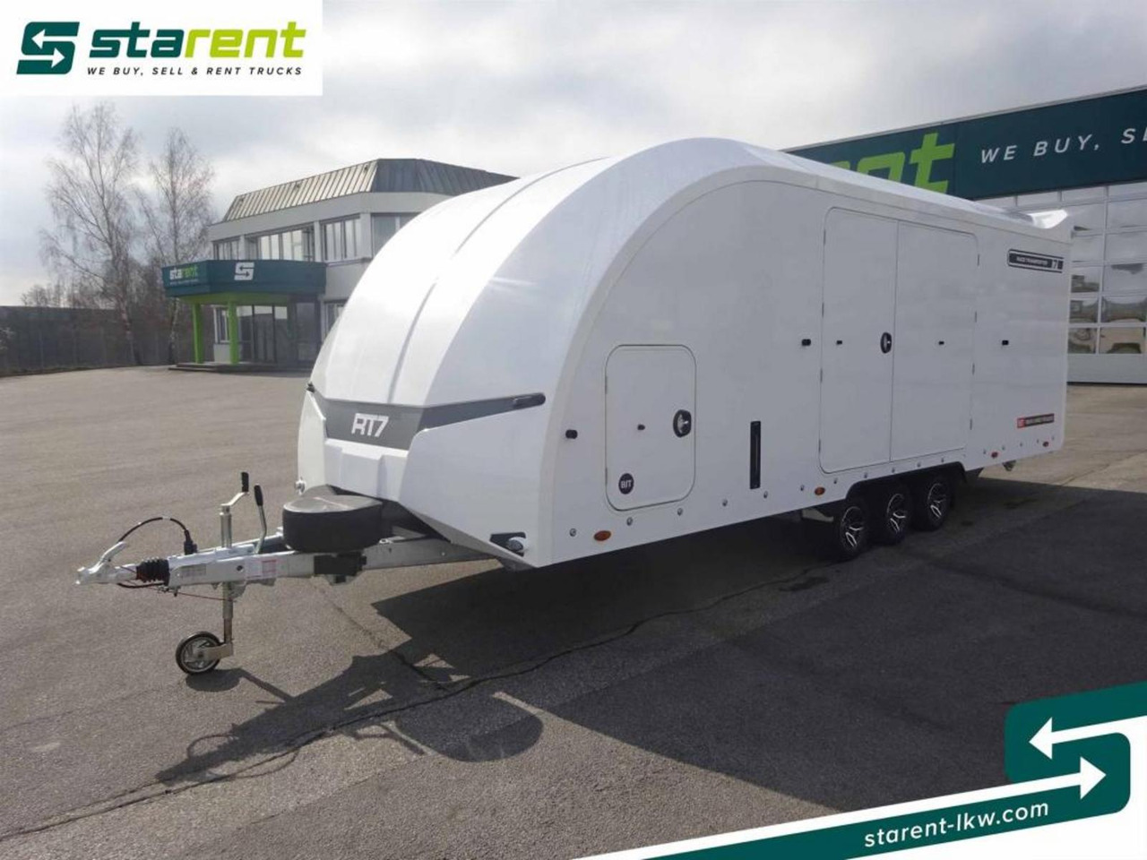 Brian James Trailers Race Transporter 7 Seilwinde elektrische Klappe - Ρυμούλκα αυτοκινητάμαξα: φωτογραφία 1 Brian James Trailers Race Transporter 7 Seilwinde elektrische Klappe - Ρυμούλκα αυτοκινητάμαξα: φωτογραφία 1