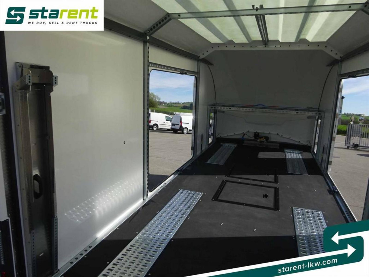 Νέα Ρυμούλκα αυτοκινητάμαξα Brian James Trailers Race Transporter 7 extra Hoch Seilwinde: φωτογραφία 13