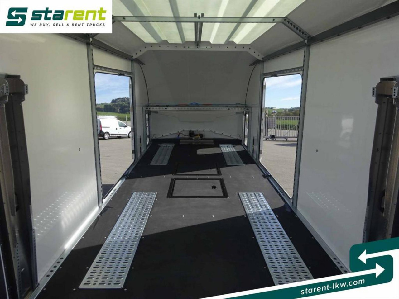 Νέα Ρυμούλκα αυτοκινητάμαξα Brian James Trailers Race Transporter 7 extra Hoch Seilwinde: φωτογραφία 12