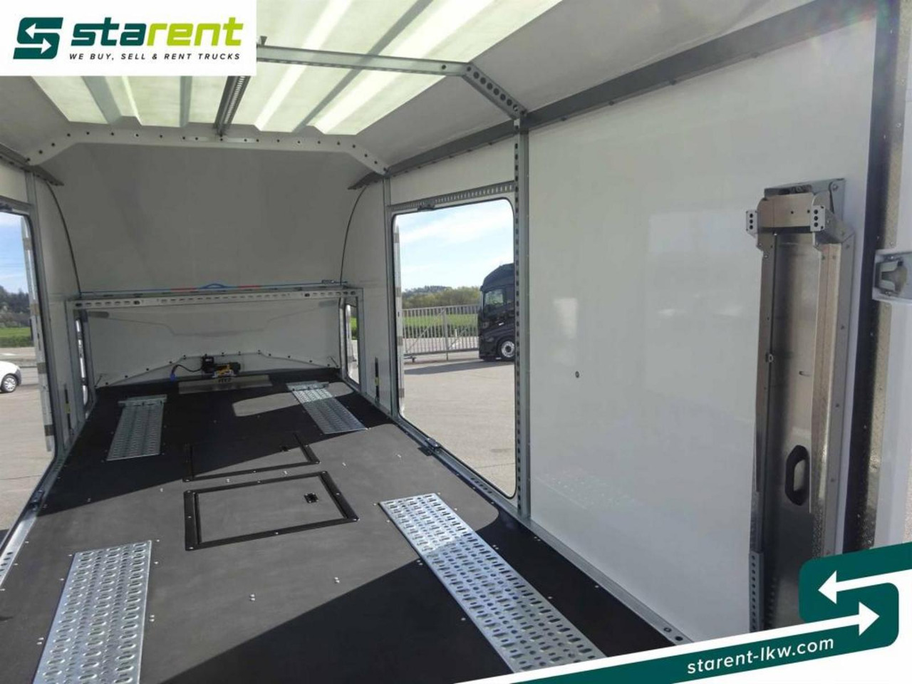 Νέα Ρυμούλκα αυτοκινητάμαξα Brian James Trailers Race Transporter 7 extra Hoch Seilwinde: φωτογραφία 14