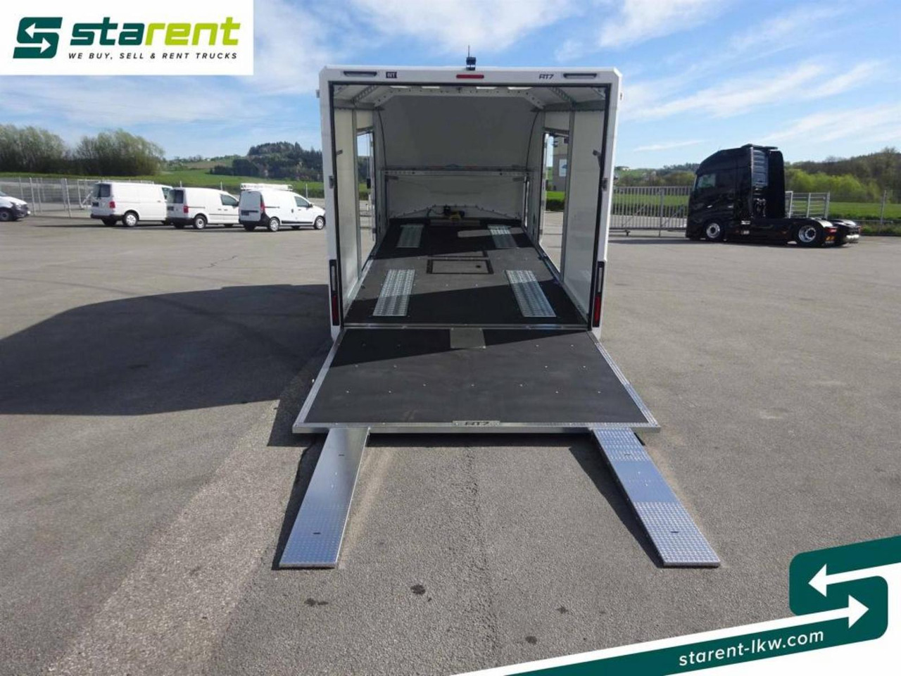 Νέα Ρυμούλκα αυτοκινητάμαξα Brian James Trailers Race Transporter 7 extra Hoch Seilwinde: φωτογραφία 10