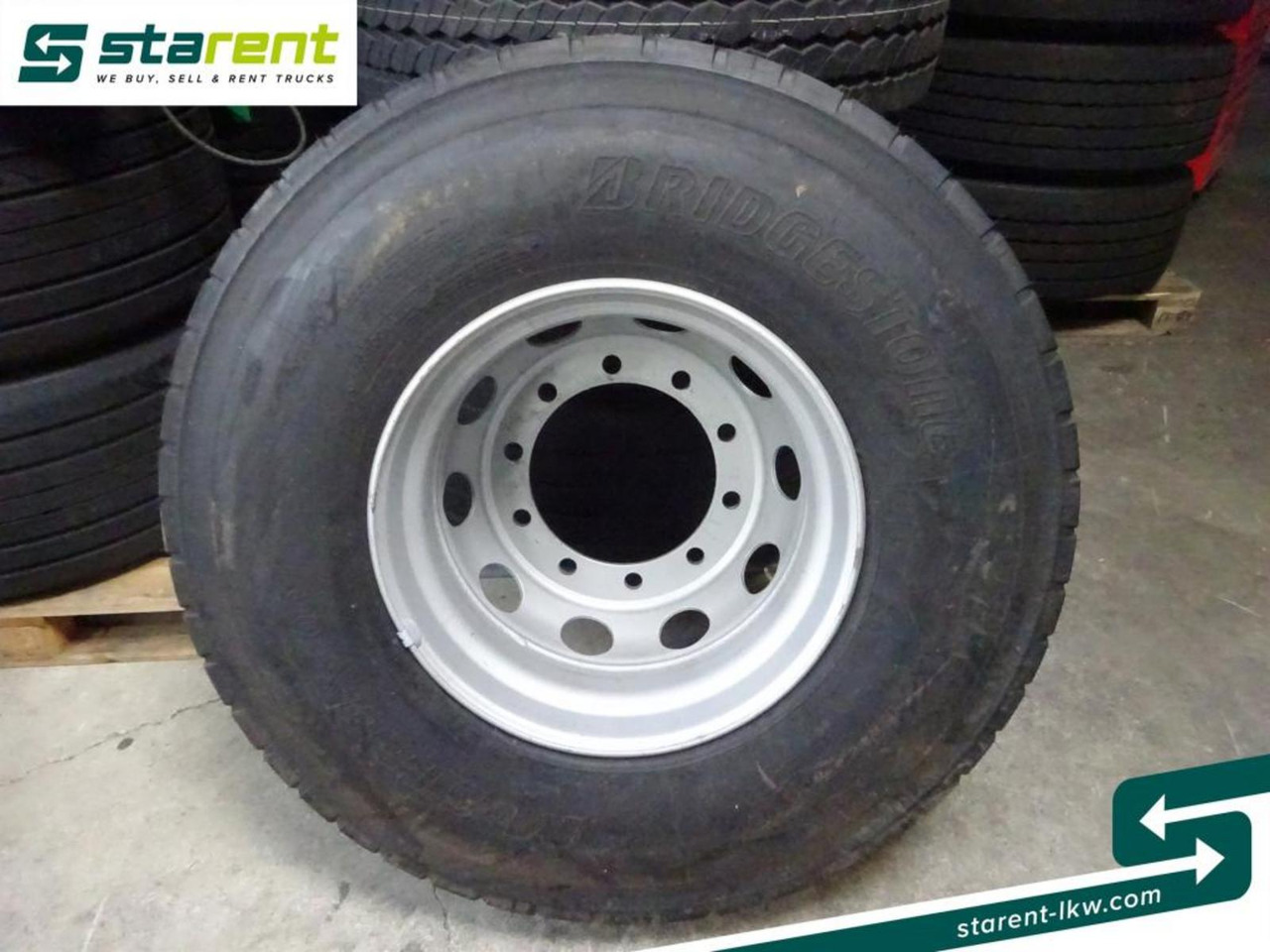 Bridgestone M-Steer 001, 13 R22,5 mit Felge *NEU* - Πλήρης τροχός για Φορτηγό: φωτογραφία 3 Bridgestone M-Steer 001, 13 R22,5 mit Felge *NEU* - Πλήρης τροχός για Φορτηγό: φωτογραφία 3