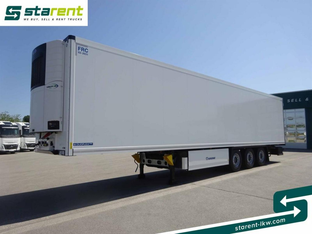 Krone Carrier Vector 1550 Blumenbreit Liftachse - Επικαθήμενο ψυγείο: φωτογραφία 1 Krone Carrier Vector 1550 Blumenbreit Liftachse - Επικαθήμενο ψυγείο: φωτογραφία 1
