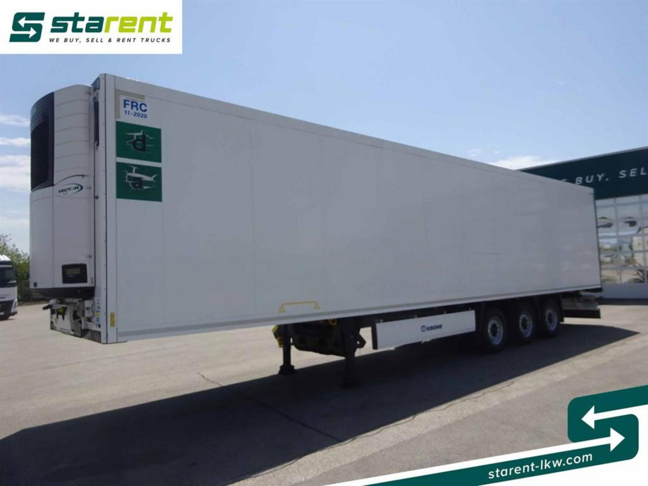 Krone Carrier Vector 1950 Doppelstock Blumenbreit Lift-A - Επικαθήμενο ψυγείο: φωτογραφία 1 Krone Carrier Vector 1950 Doppelstock Blumenbreit Lift-A - Επικαθήμενο ψυγείο: φωτογραφία 1