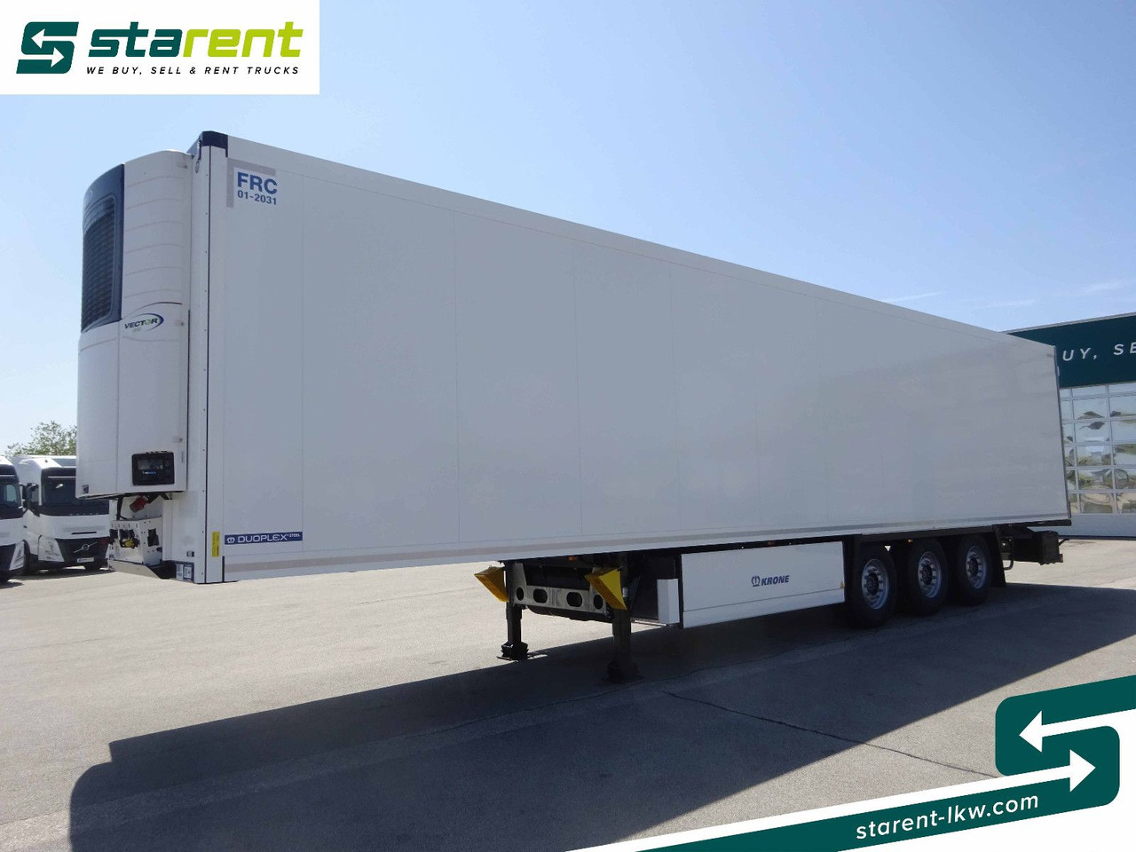 Krone Thermotrailer Carrier Vector 1550, Zurrleisten - Επικαθήμενο κόφα: φωτογραφία 1 Krone Thermotrailer Carrier Vector 1550, Zurrleisten - Επικαθήμενο κόφα: φωτογραφία 1