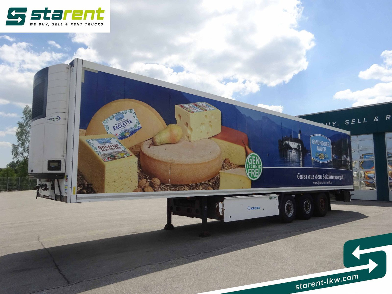 Krone Thermotrailer, Carrier Vector 1950 MT°, 3 Zonen - Επικαθήμενο κόφα: φωτογραφία 1 Krone Thermotrailer, Carrier Vector 1950 MT°, 3 Zonen - Επικαθήμενο κόφα: φωτογραφία 1
