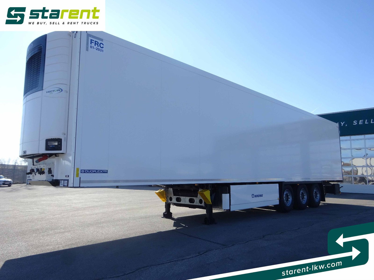 Krone Tiefkühler Carrier Vector 1550, Liftachse - Επικαθήμενο κόφα: φωτογραφία 1 Krone Tiefkühler Carrier Vector 1550, Liftachse - Επικαθήμενο κόφα: φωτογραφία 1