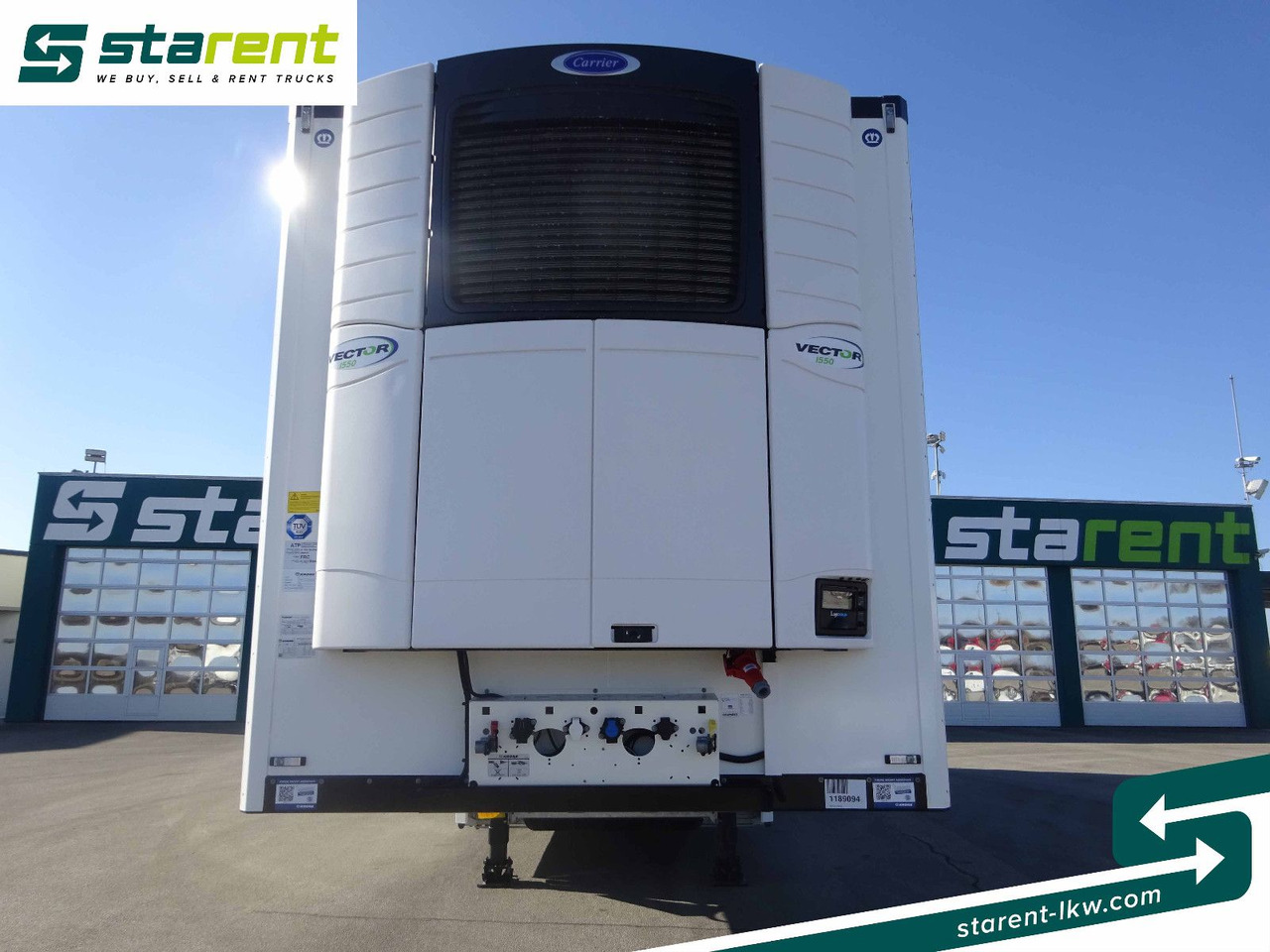 Krone Tiefkühler Carrier Vector 1550, Liftachse - Επικαθήμενο κόφα: φωτογραφία 2 Krone Tiefkühler Carrier Vector 1550, Liftachse - Επικαθήμενο κόφα: φωτογραφία 2
