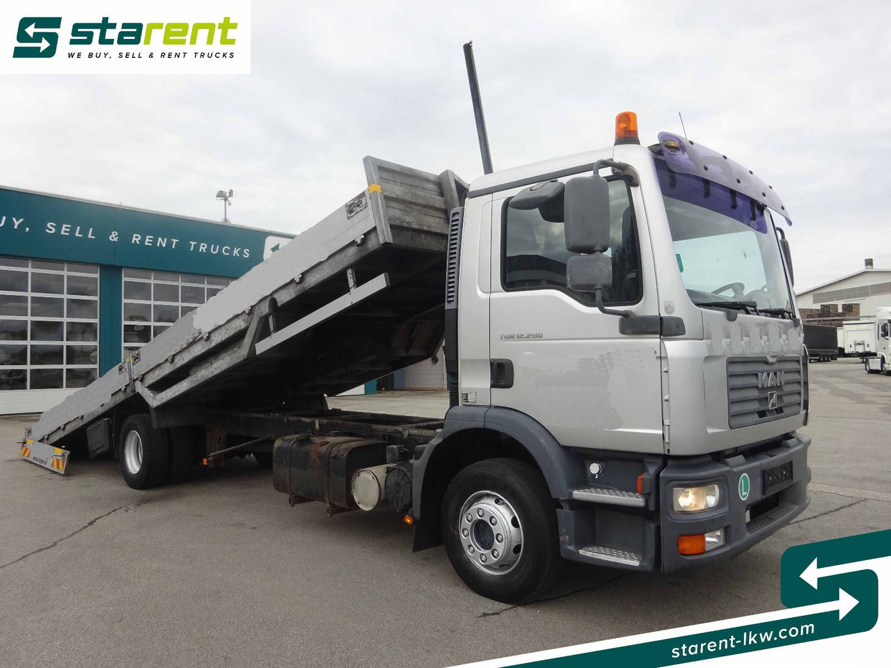 MAN TGM 12.280, Fahrzeugtransporter, kippbar MAN TGM 12.280, Fahrzeugtransporter, kippbar - Φορτηγό αυτοκινητάμαξα: φωτογραφία 2 MAN TGM 12.280, Fahrzeugtransporter, kippbar MAN TGM 12.280, Fahrzeugtransporter, kippbar - Φορτηγό αυτοκινητάμαξα: φωτογραφία 2