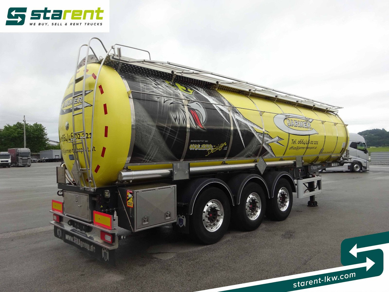 SEKA Lebensmitteltank, ADR, 33.000L, Liftachse - Επικαθήμενο βυτίο: φωτογραφία 5 SEKA Lebensmitteltank, ADR, 33.000L, Liftachse - Επικαθήμενο βυτίο: φωτογραφία 5