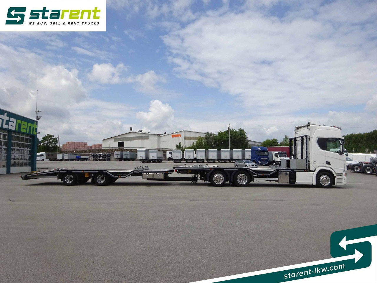 Scania R770 V8 Fahrzeugtransporter + Ziegler Anhänger - Φορτηγό αυτοκινητάμαξα: φωτογραφία 4 Scania R770 V8 Fahrzeugtransporter + Ziegler Anhänger - Φορτηγό αυτοκινητάμαξα: φωτογραφία 4