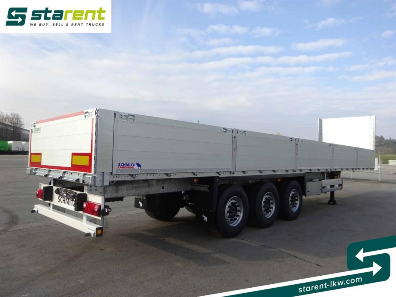 Schmitz Baustofftrailer Liftachse Rungen 80cm Bordwände - Επικαθήμενο πλατφόρμα/ Καρότσα: φωτογραφία 5 Schmitz Baustofftrailer Liftachse Rungen 80cm Bordwände - Επικαθήμενο πλατφόρμα/ Καρότσα: φωτογραφία 5