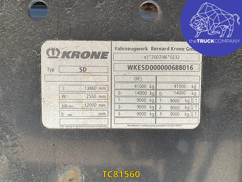 Krone Textile - Επικαθήμενο κόφα: φωτογραφία 2 Krone Textile - Επικαθήμενο κόφα: φωτογραφία 2