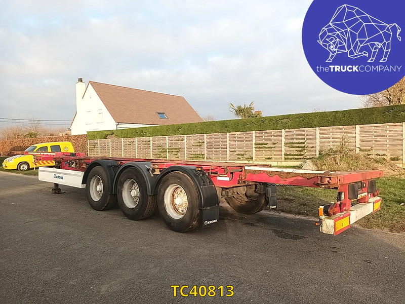 Krone - Επικαθήμενο μεταφοράς εμπορευματοκιβωτίων/ Κινητό αμάξωμα: φωτογραφία 4 Krone - Επικαθήμενο μεταφοράς εμπορευματοκιβωτίων/ Κινητό αμάξωμα: φωτογραφία 4