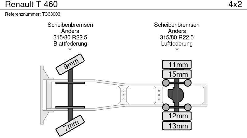 Τράκτορας Renault T 460: φωτογραφία 7 Τράκτορας Renault T 460: φωτογραφία 7