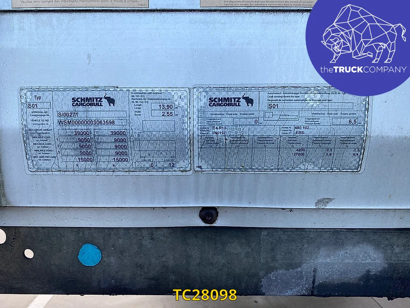 Επικαθήμενο κουρτίνα Schmitz Cargobull: φωτογραφία 10